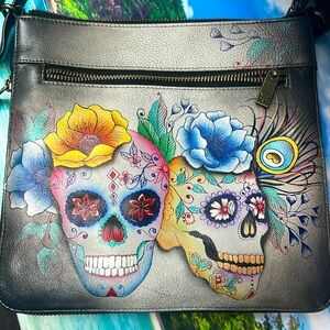 Anuschka Custom hand painted leather bag